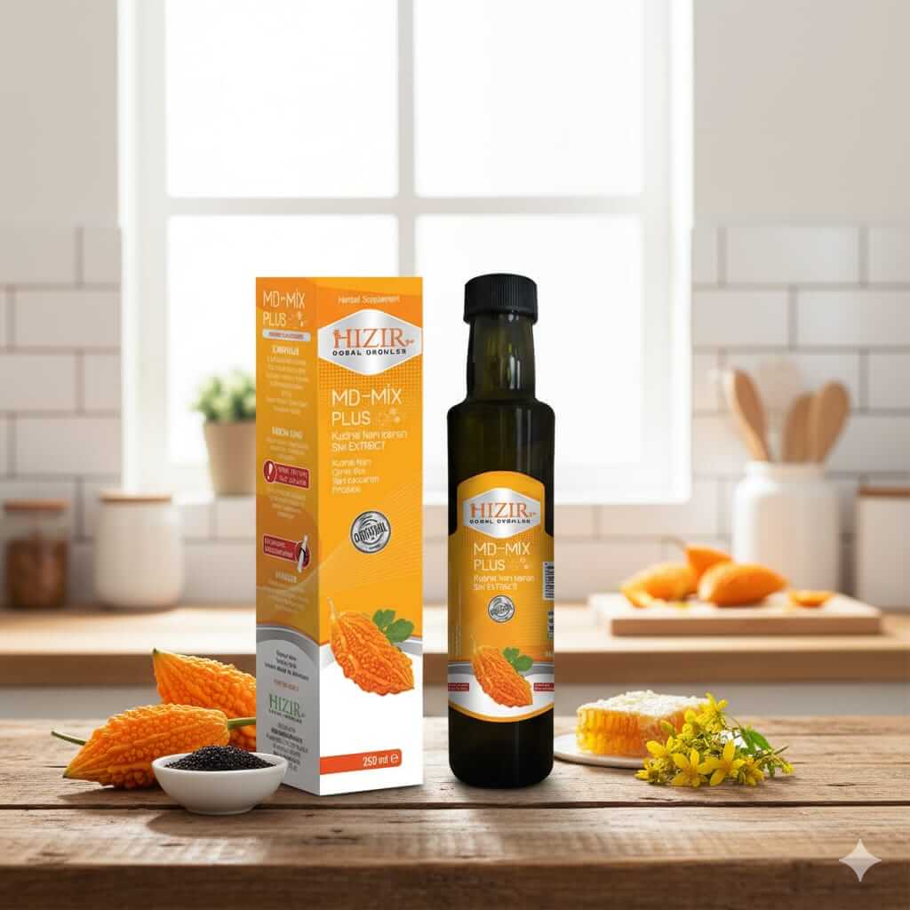 Hızır MD-Mix Plus Ekstrakt 250ml – Kudret Narı, Çörek Otu, Propolis & Sarı Kantaron